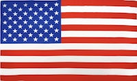 an american flag on a white background